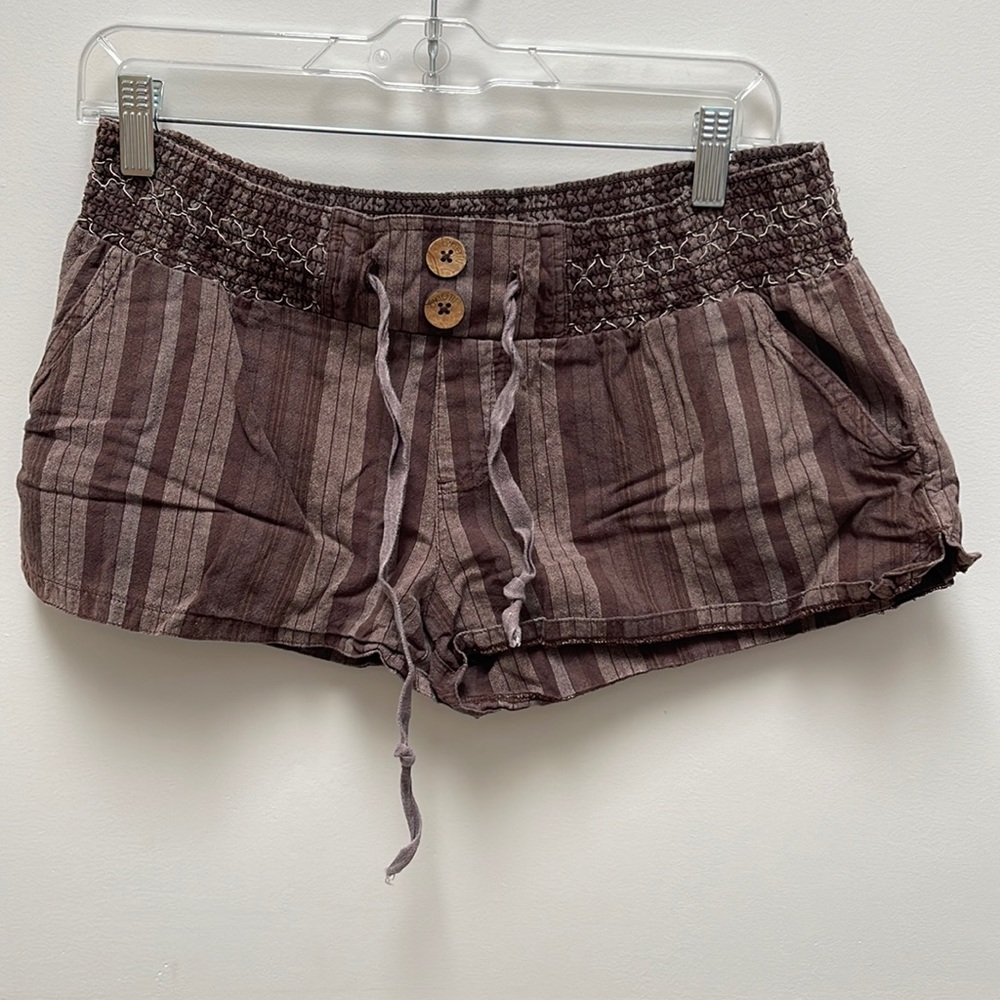 O'Neill Brown Striped Women's Shorts